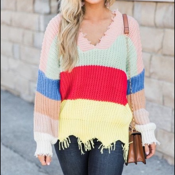 Joyful Heart Multi-Color Sweater - Picture 2 of 3